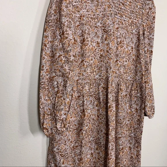 UNIVERSAL THREADS Microfloral Tiered Cottage Core Midi Maxi Dress Large - Picture 4 of 12